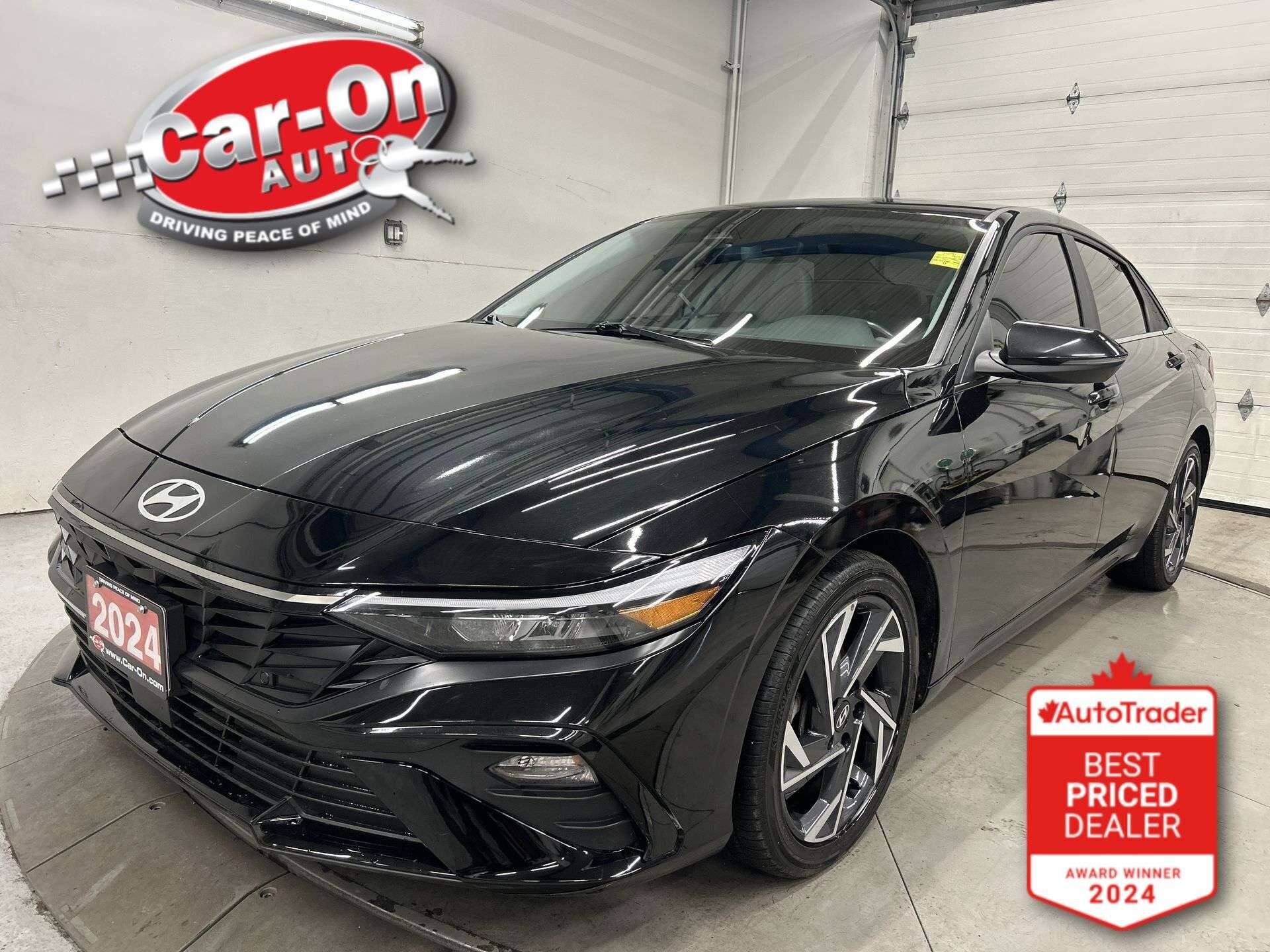 Black 2024 Hyundai Elantra Sedan Automatic