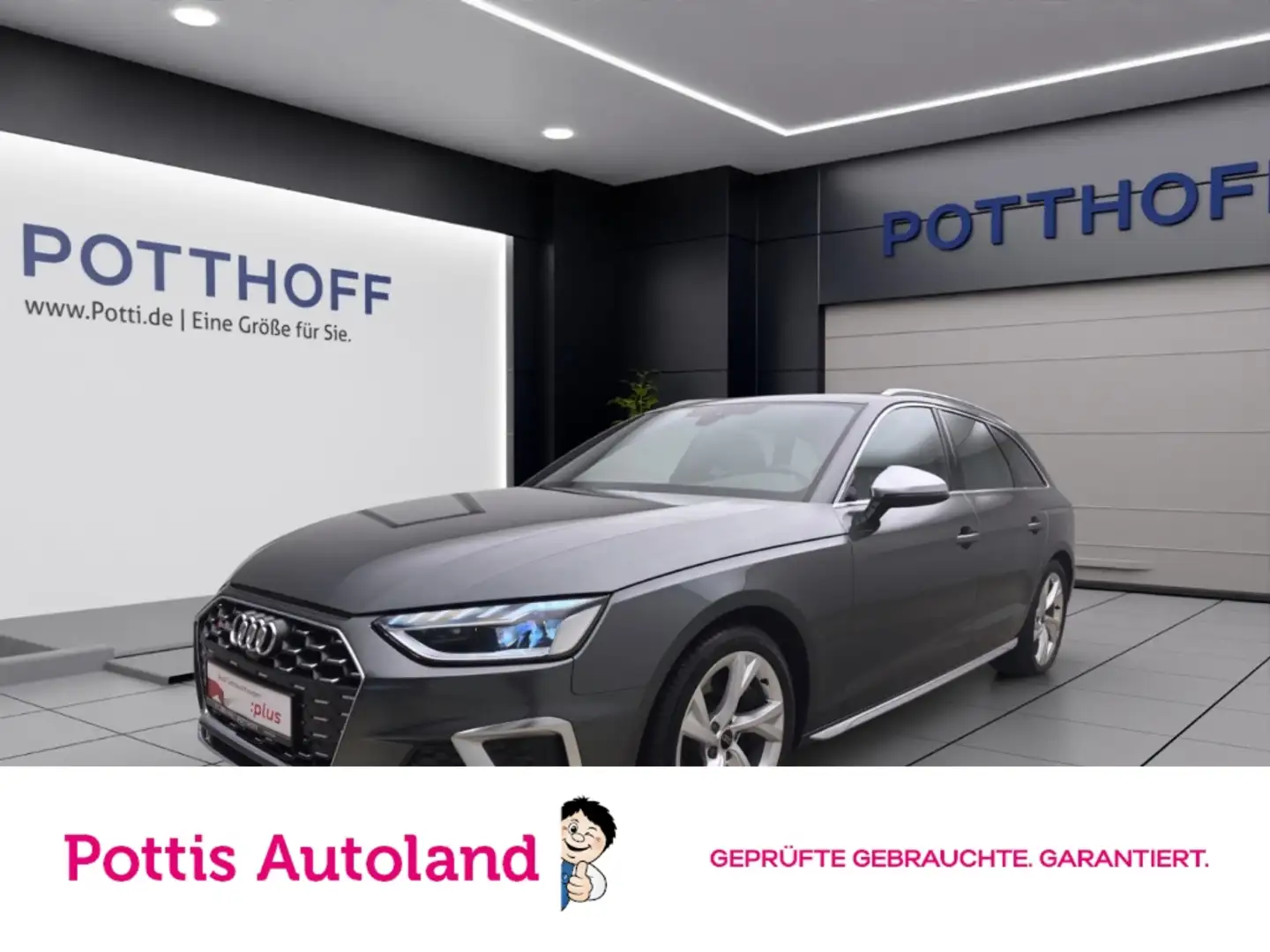 Audi S4 Avant Q STANDHZG PANO AHK NAVI+ LED Grau - 1