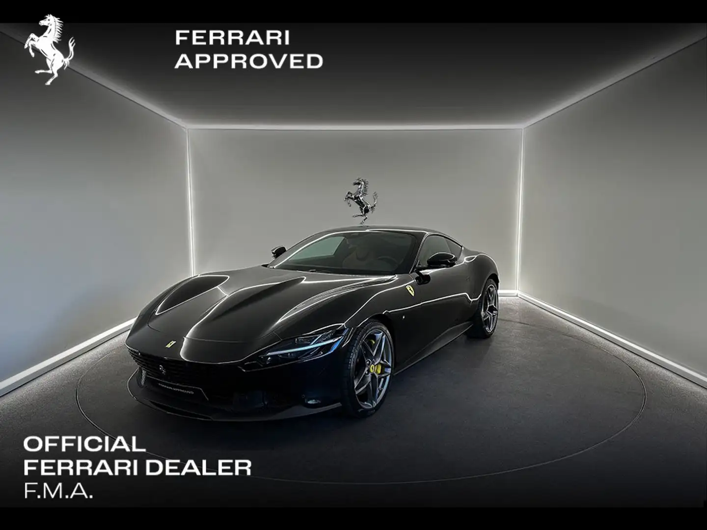 Ferrari Roma Nero Daytona / 2Y Ferrari Approved Fekete - 1