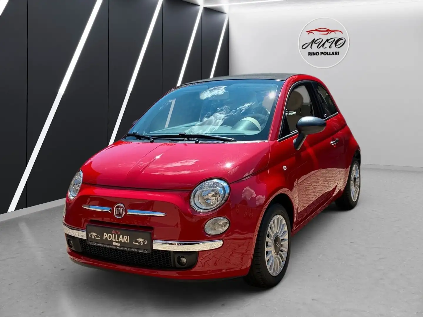 Fiat 500C Lounge 1 Hand Klima 1.2 Rot - 1