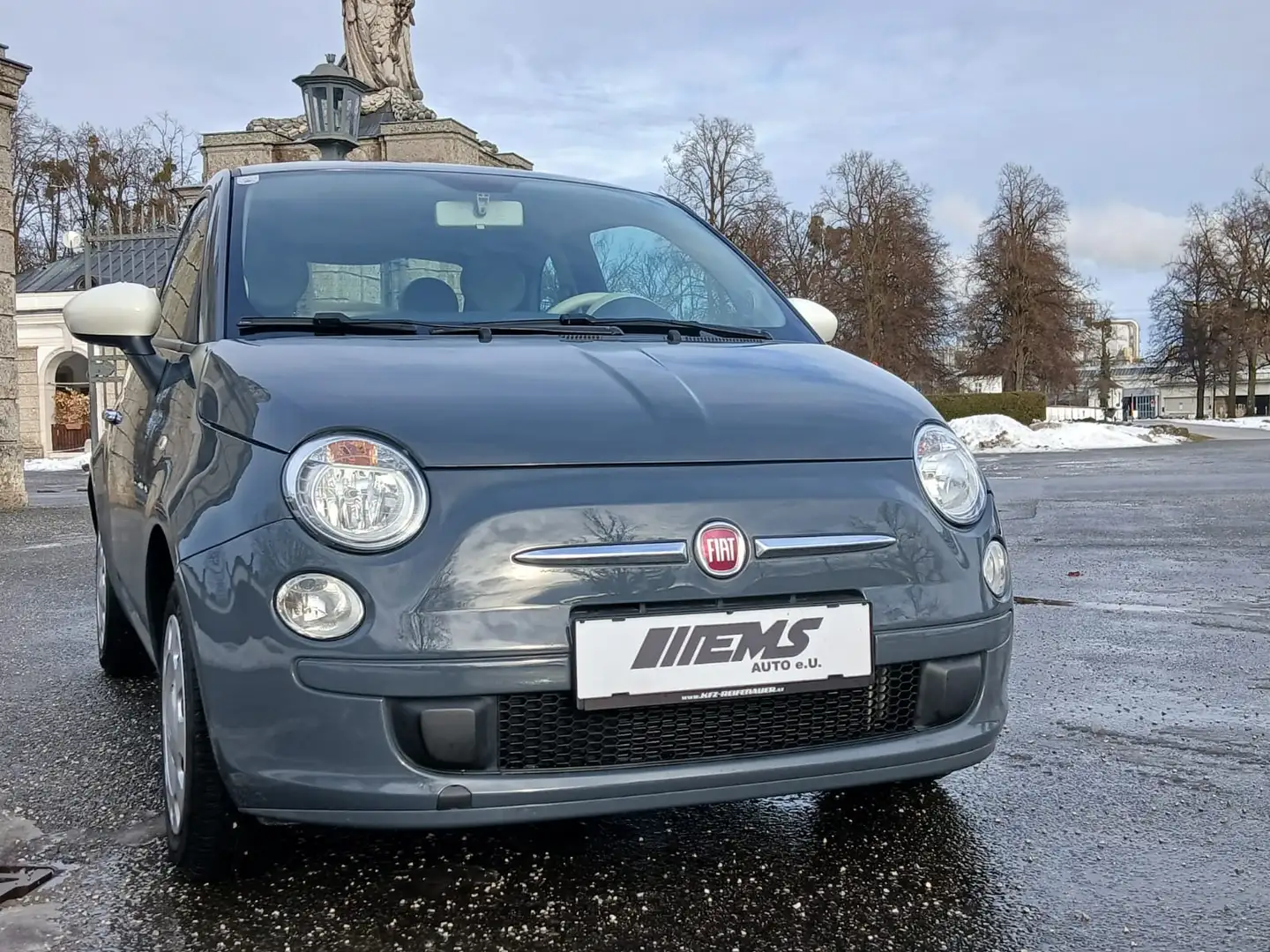 Fiat 500 *PICKERL*KLIMA*WUNDERSCHÖN* Grau - 2