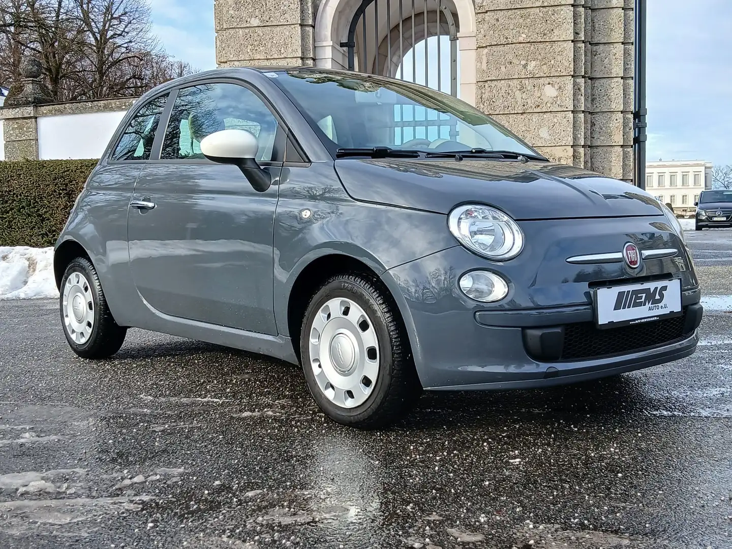 Fiat 500 *PICKERL*KLIMA*WUNDERSCHÖN* Grau - 1