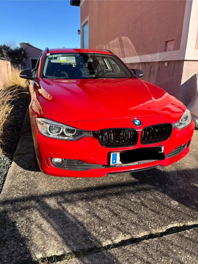 BMW 318 318d Touring Österreich-Paket Aut. Österreich-Paket Rot - 1