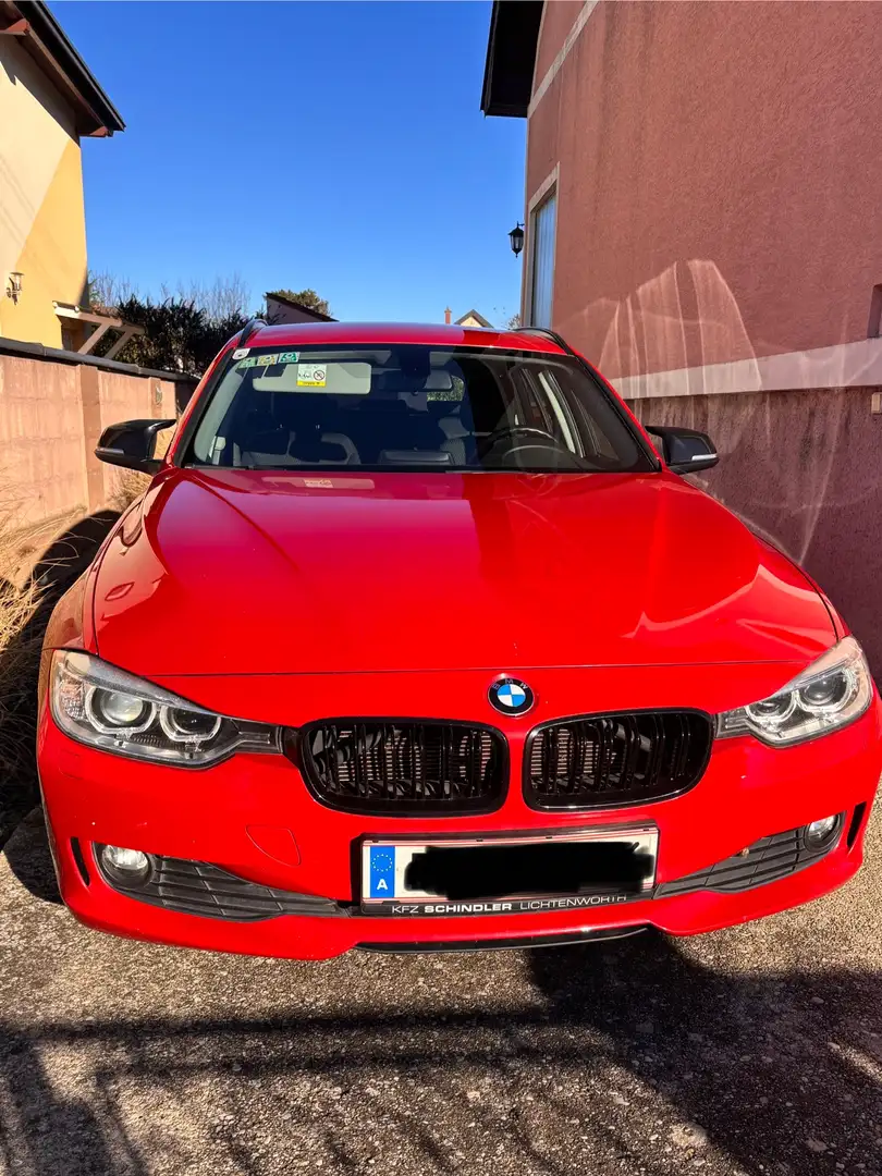 BMW 318 318d Touring Österreich-Paket Aut. Österreich-Paket Rot - 2