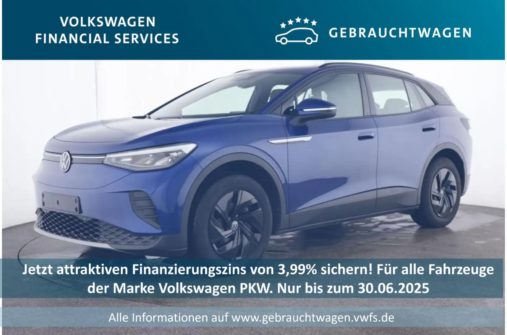 Volkswagen ID.4 Pure 109kW PDC*Tempo*Klima*NAV Blau - 1