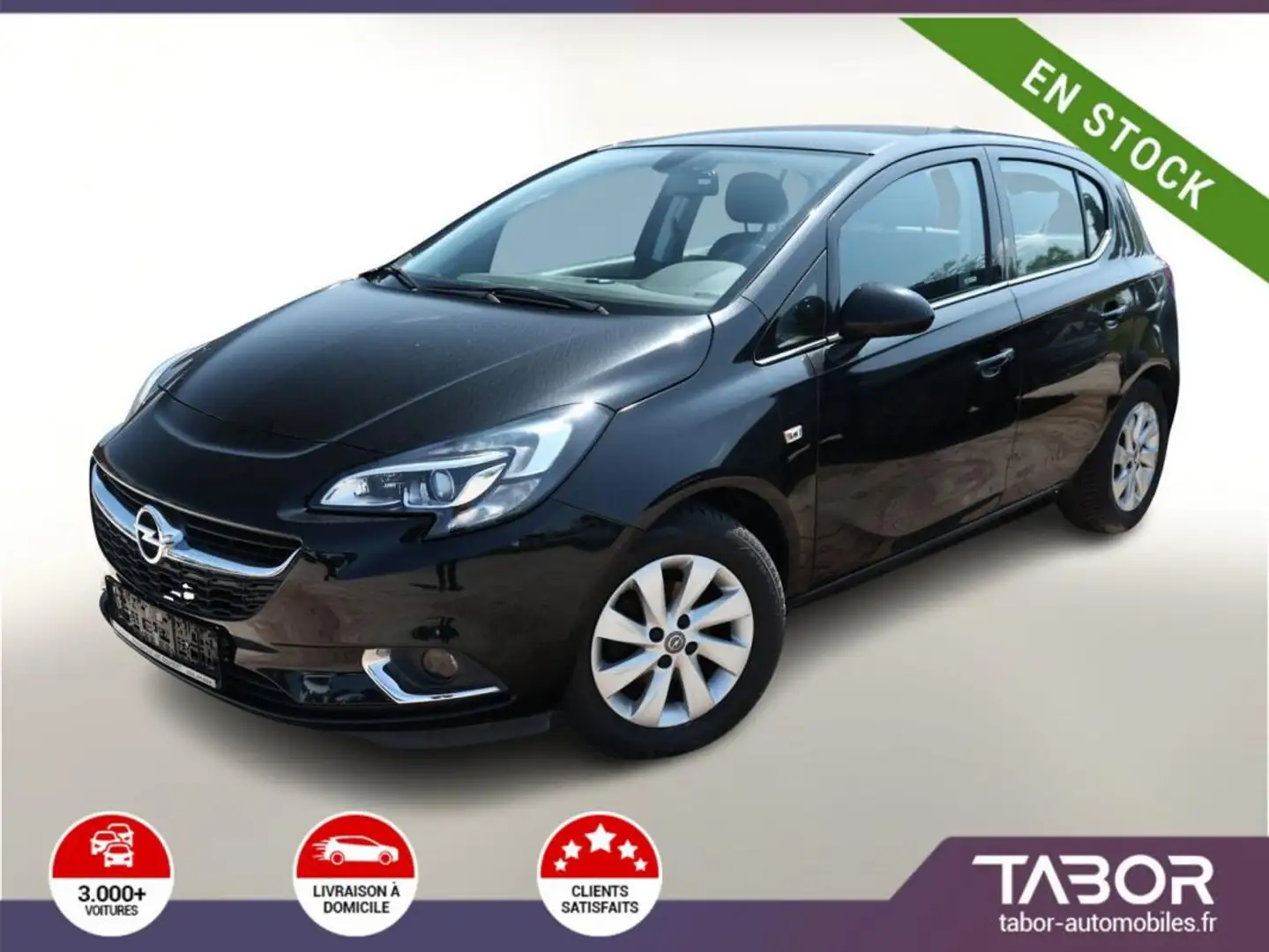 Opel Corsa E 1.4 90 Innovation Clima radars Cam Noir - 1