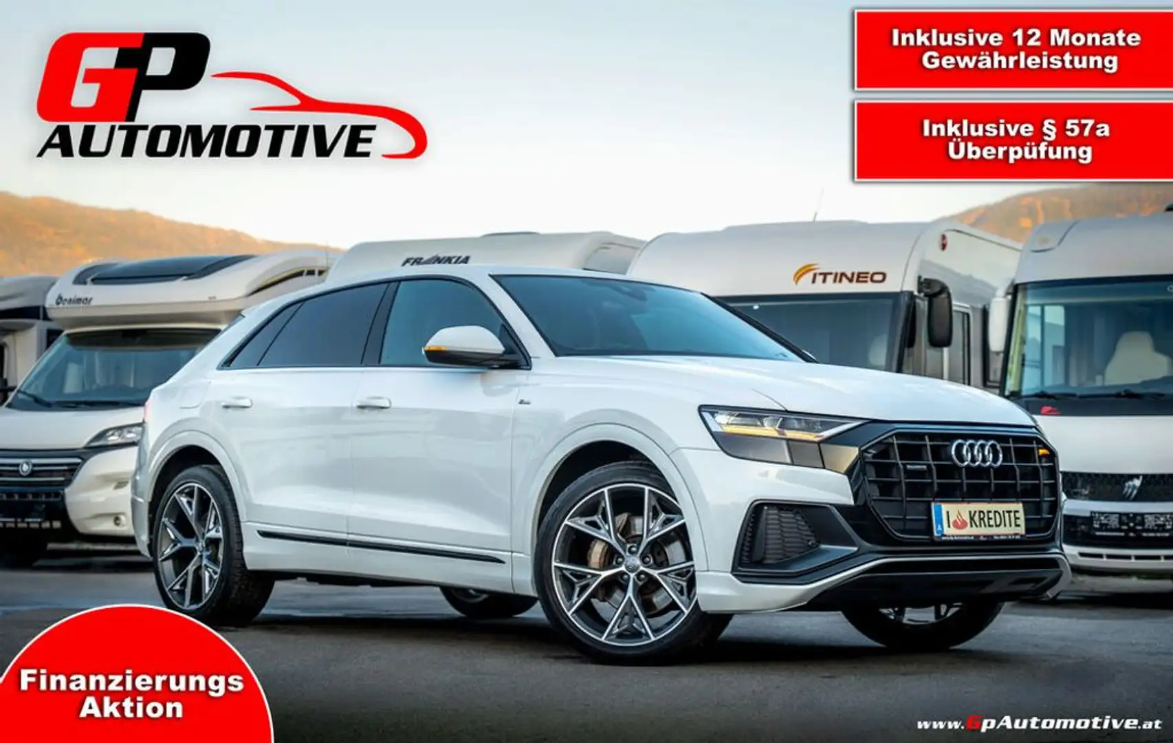 Audi Q8 50 TDI quattro S-LINE Weiß - 1