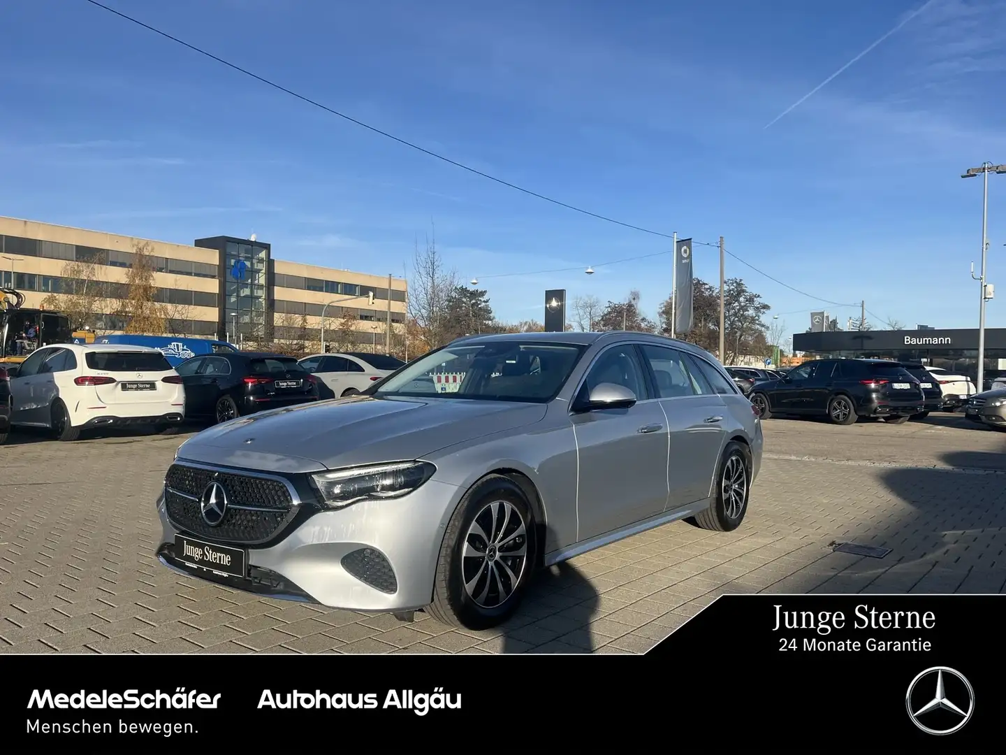 Mercedes-Benz E 220 E 220 T d Avantgarde AHK Burmester4D 360 D-Light Silber - 1