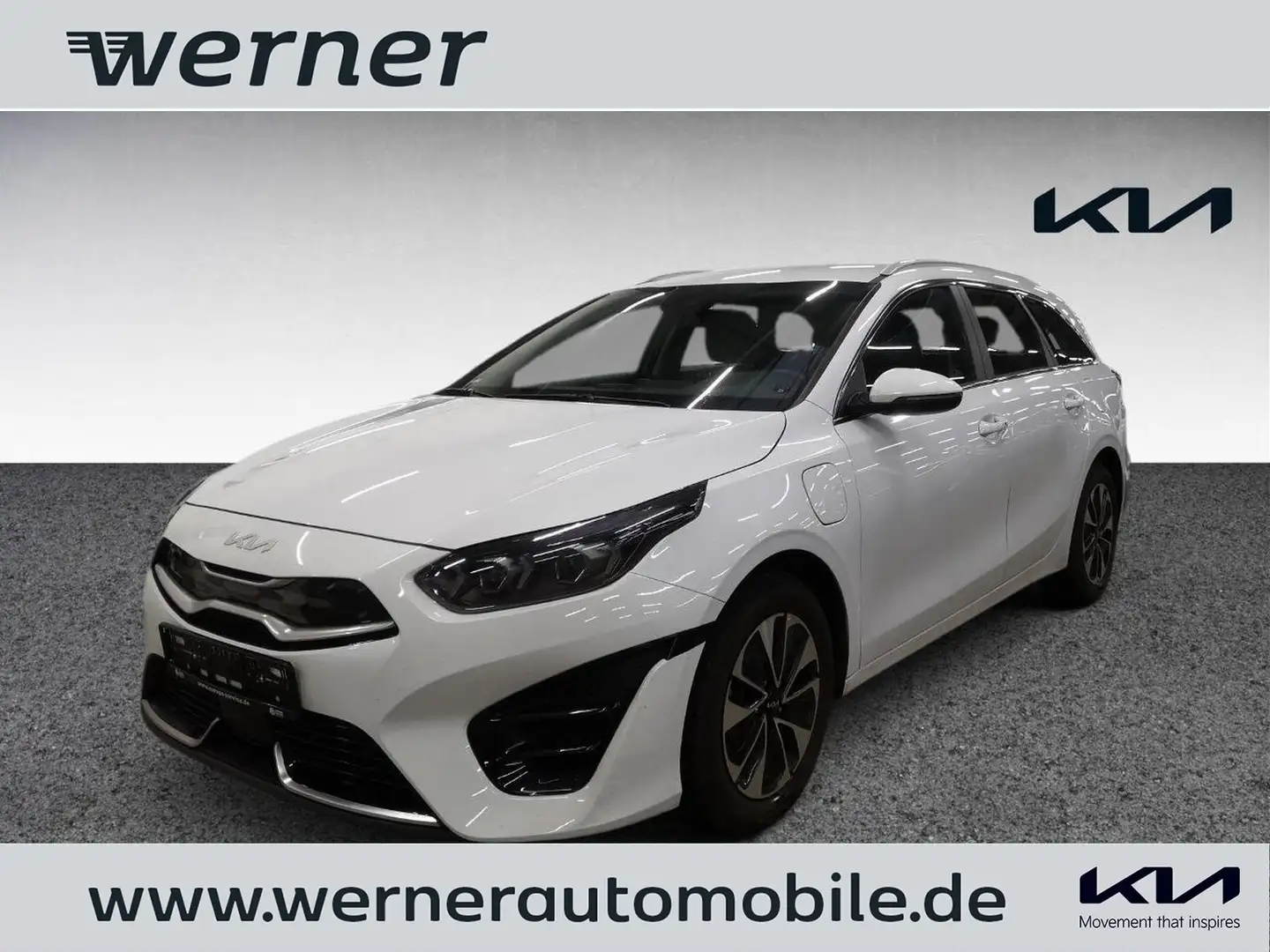 Kia Ceed SW 1,6 PHEV Spirit Blanc - 1