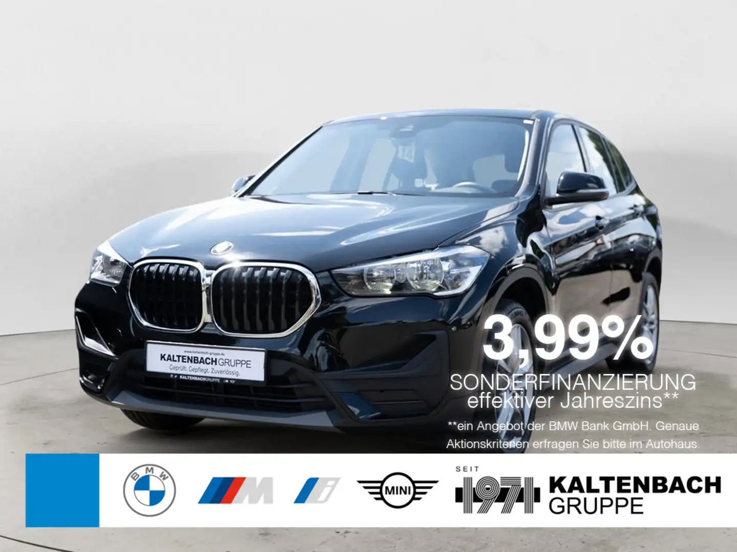 BMW X1 sDrive 18i Advantage FACEL. AHK NAVI SHZ Negro - 1
