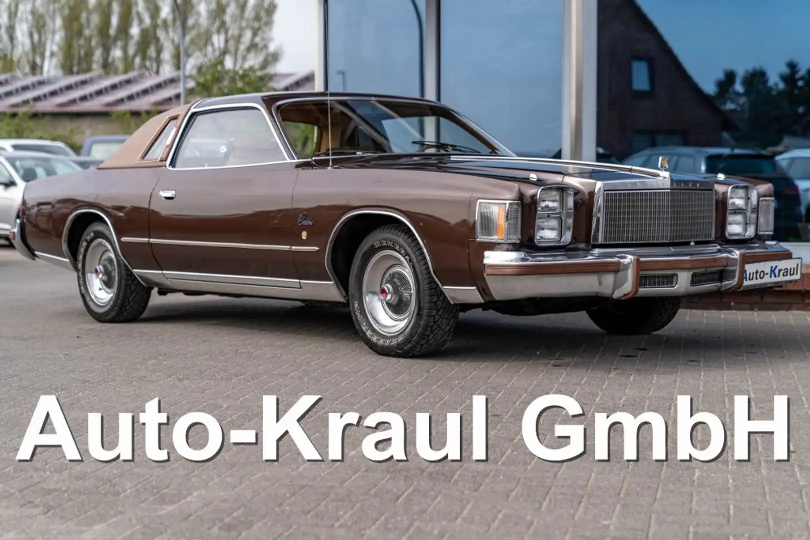 Chrysler Cordoba Coupe V8 5.2L two Door Oldimer inclusive H Marrón - 1
