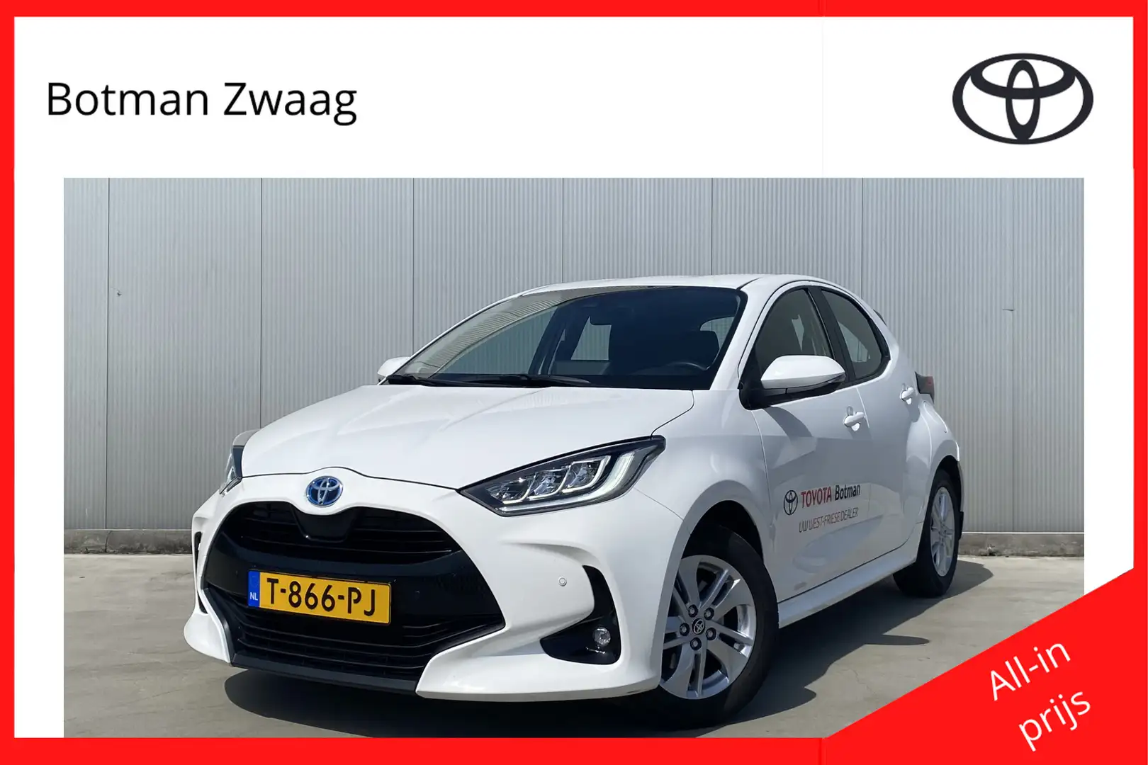 Toyota Yaris 1.5 Hybrid Dynamic | Parkeersensoren | Lichtmetale Blanco - 1