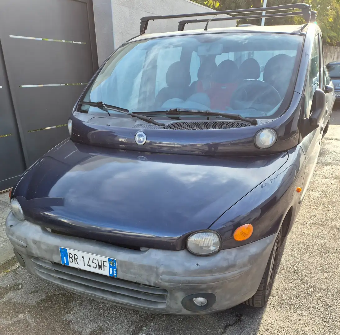 Fiat Multipla Multipla I 1998 1.6 16v SX bipower 100cv Modrá - 1