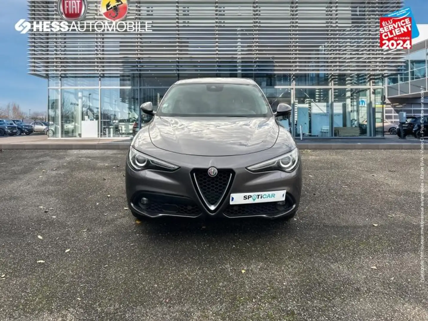Alfa Romeo Stelvio 2.2 DIESEL 180CH LUSSO Q4 AT8 Gris - 2