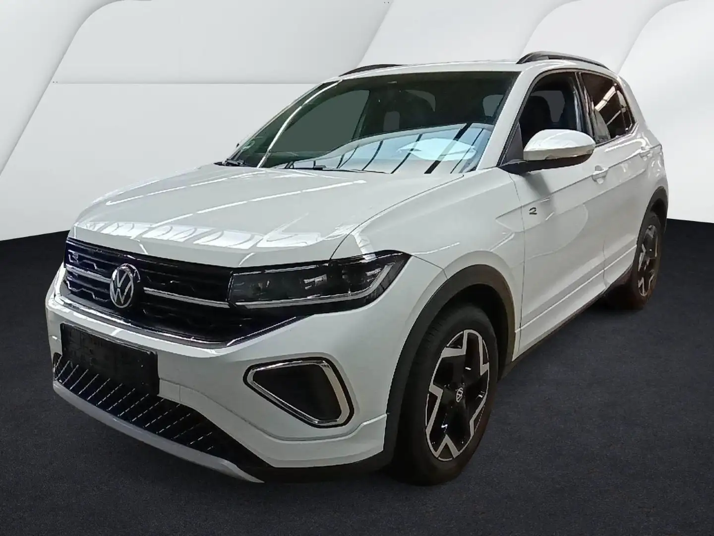 Volkswagen T-Cross 1.5 TSI DSG R-Line AHK Matrix ACC Navi Weiß - 2