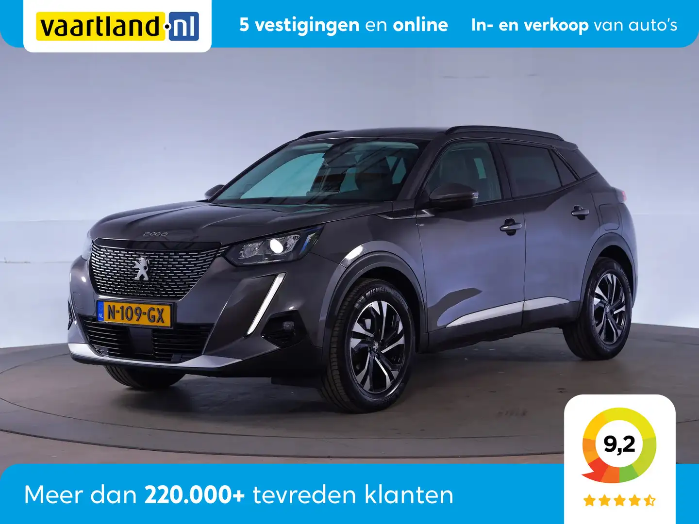 Peugeot 2008 1.2 PureTech Allure [ LED Navi Camera Trekhaak ] Grigio - 1