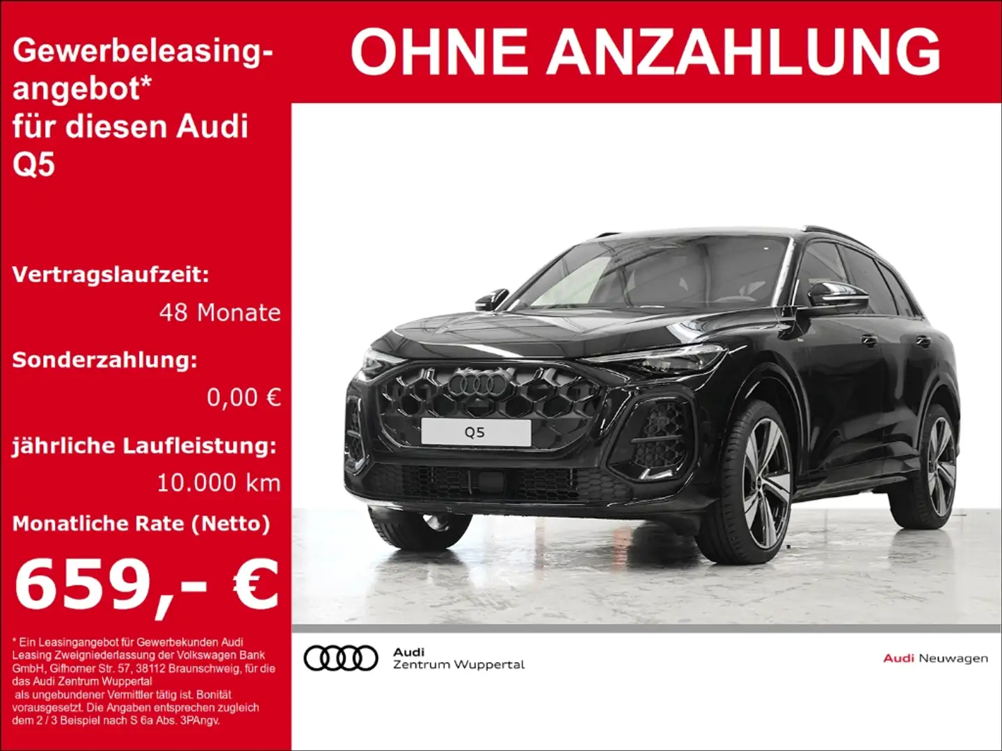 Audi Q5 SUV TDI QUATTRO S-TRONIC S LINE EDITION ONE NAV LE Zwart - 1