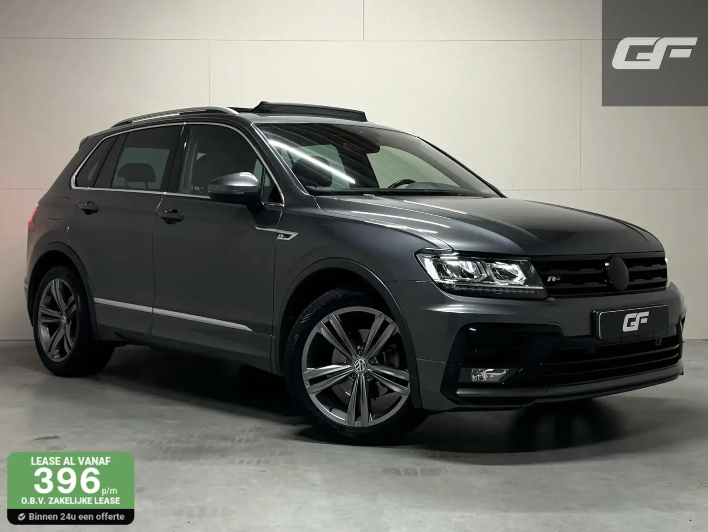 Volkswagen Tiguan 1.4 TSI R-Line Pano Virtual Massage Trekh. NAP Grijs - 1