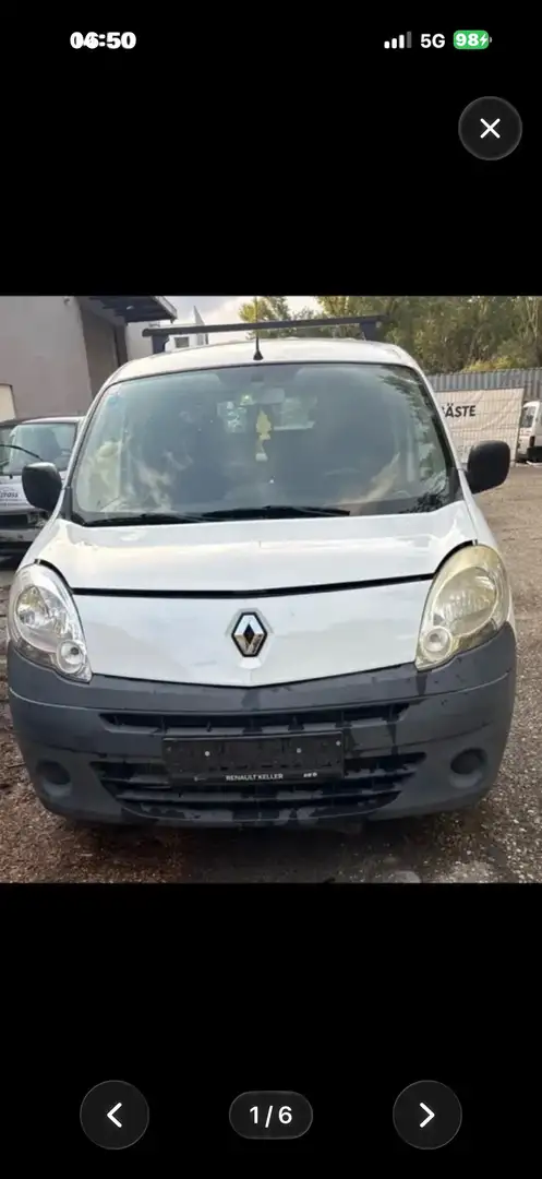 Renault Kangoo Tonic dCi 75 DPF Weiß - 1