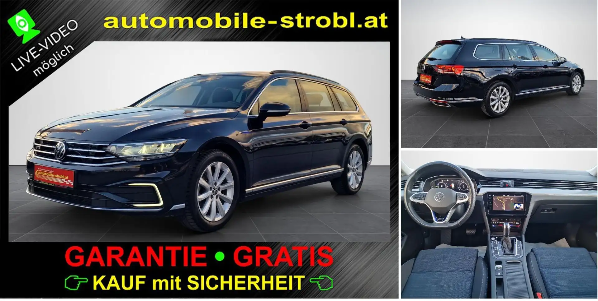 Volkswagen Passat Hyb. GTE Virt.C ACC AHV GARANTIE Nero - 1