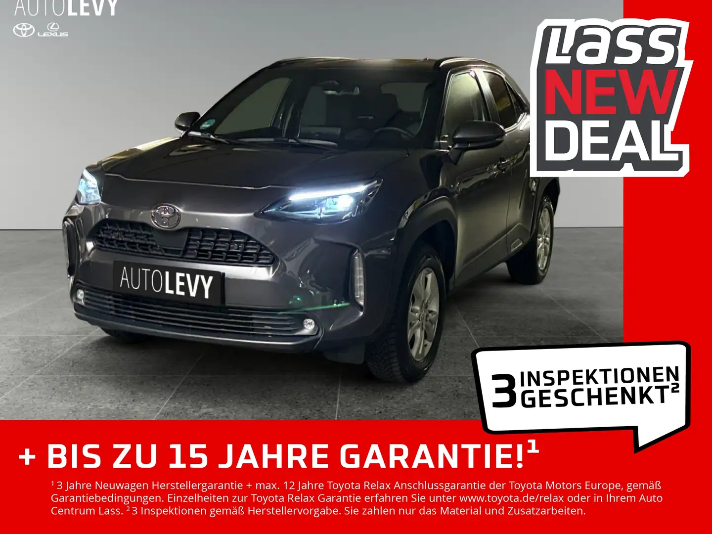 Toyota Yaris Cross Teamplayer +div. Farben+Winter P.+1,99% Gris - 1