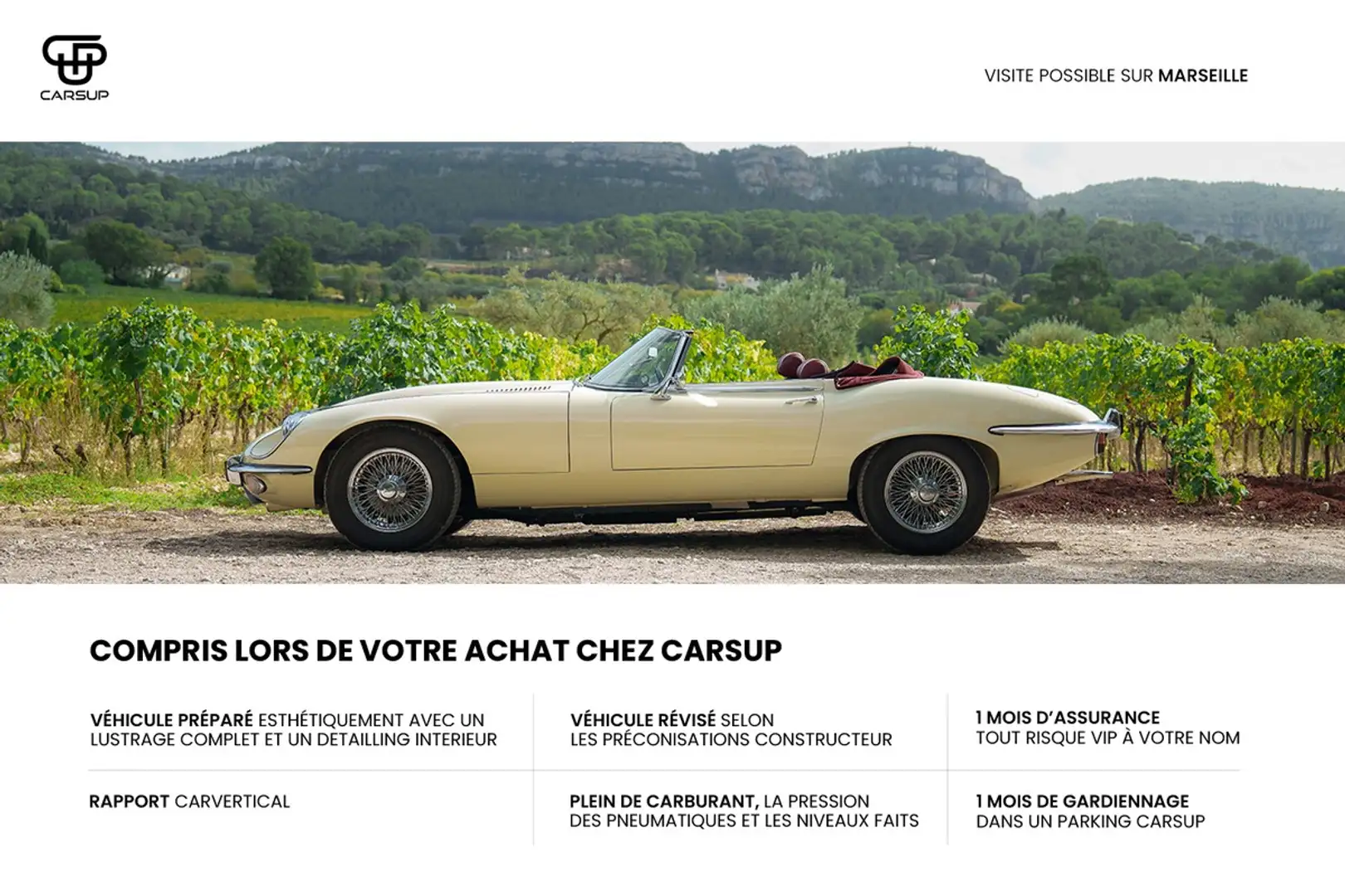 Jaguar E-Type Série 3 V12 Beige - 2