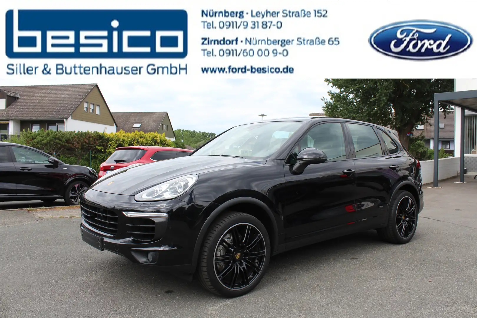 Porsche Cayenne S Diesel 1.Hand*21 Zoll*Bose*14-Wege*ACC*Navi*PASM Noir - 1