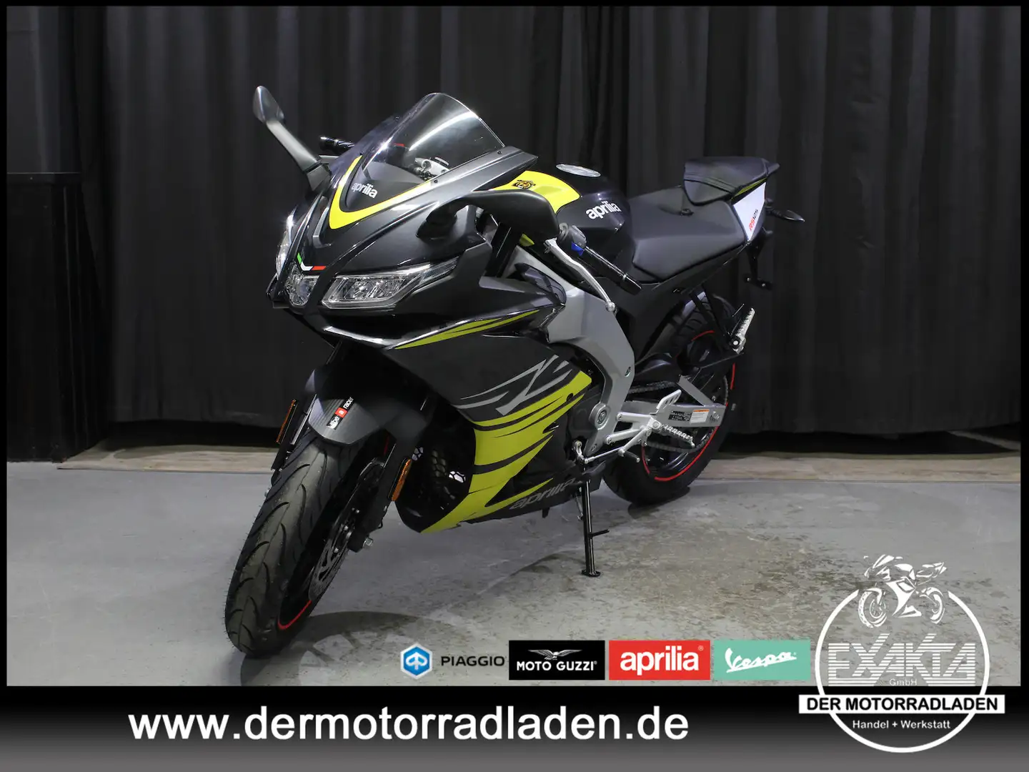 Aprilia RS 125 RS 125 E5+ CYANIDE YELLOW Noir - 1