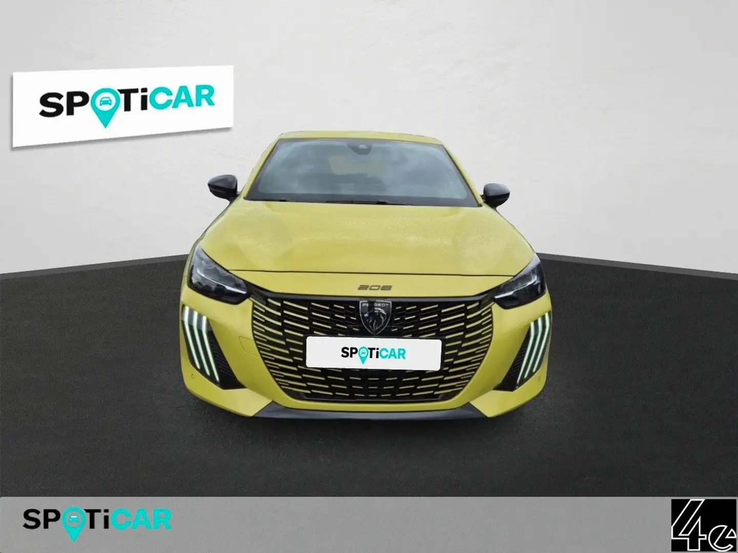 Peugeot 208 Hybrid GT Gelb - 2