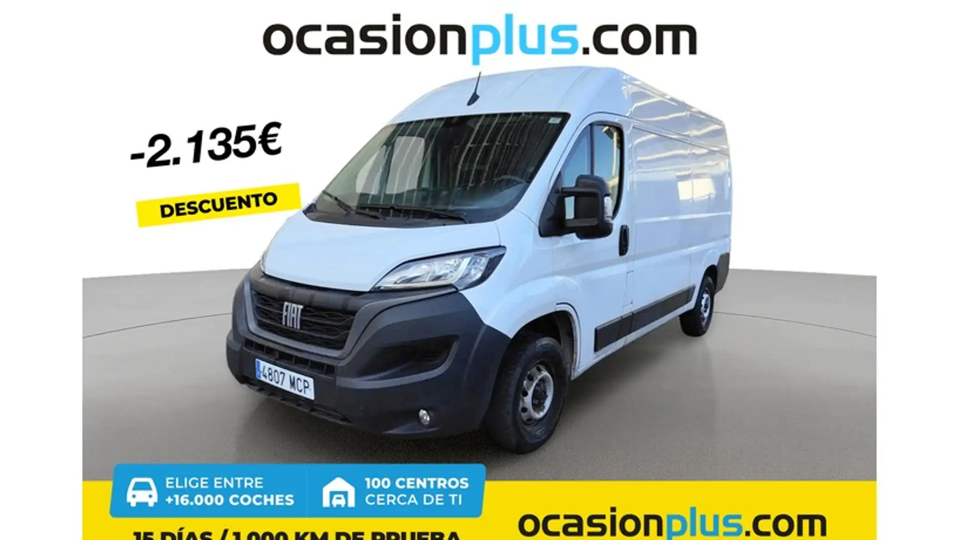 Fiat Ducato Fg. 35 2.2Mjt L2 H2 Panelado 140CV Blanc - 1