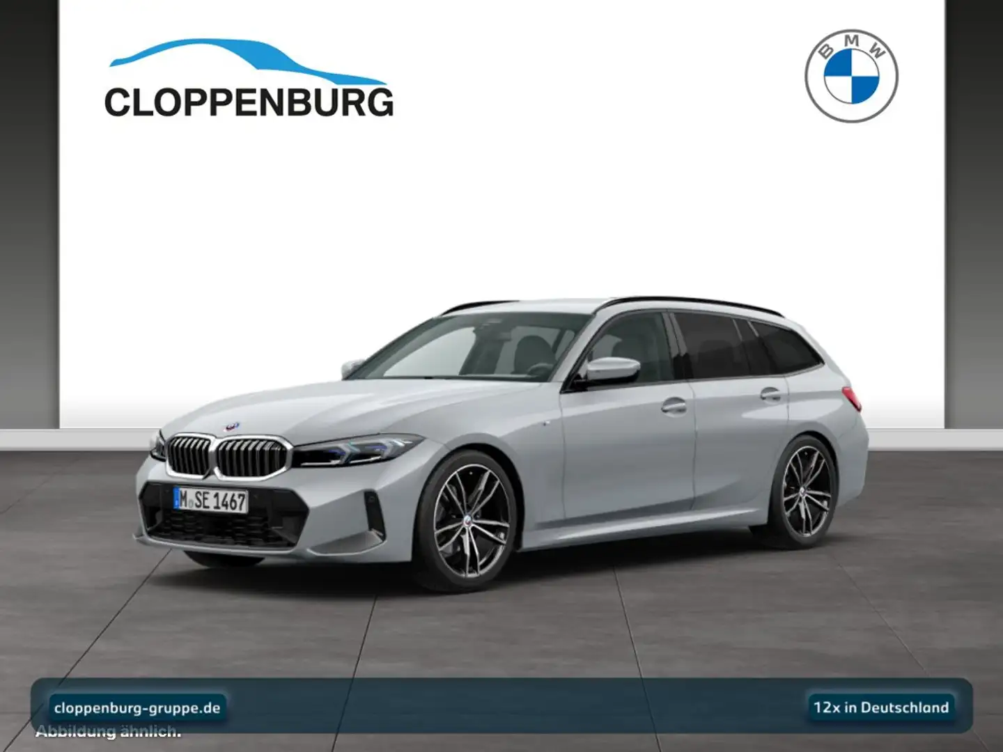 BMW 330 d Touring M Sportpaket Navi+ACC+E.Sitze Memo. Grau - 1