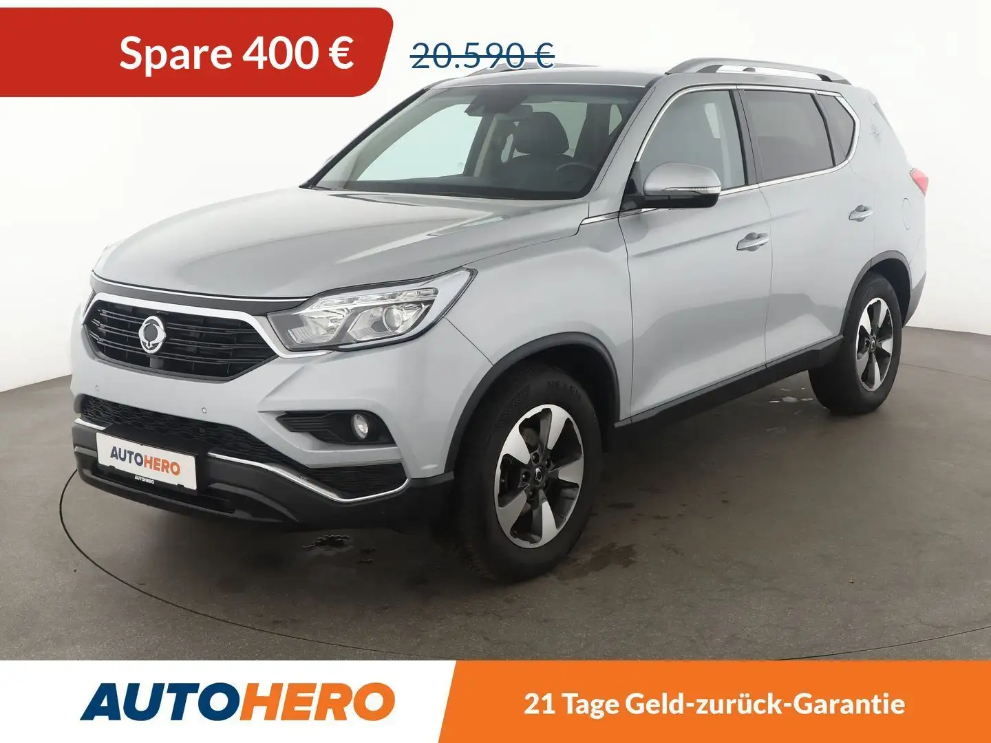 SsangYong Rexton 2.2 TD Crystal 4x4 Aut.*NAVI*PDC*SHZ*AHK*ALU* Grau - 1