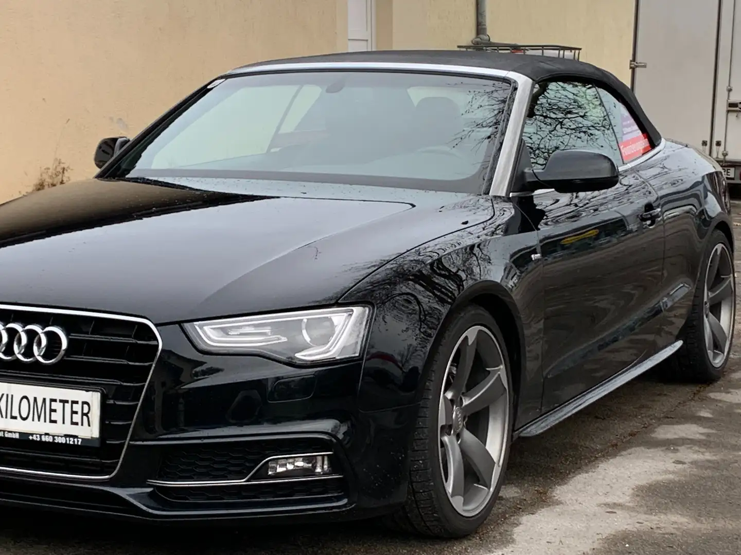 Audi A5 TFSI S-Line Cabrio, Liebhaberzustand, TOP gepflegt Noir - 1