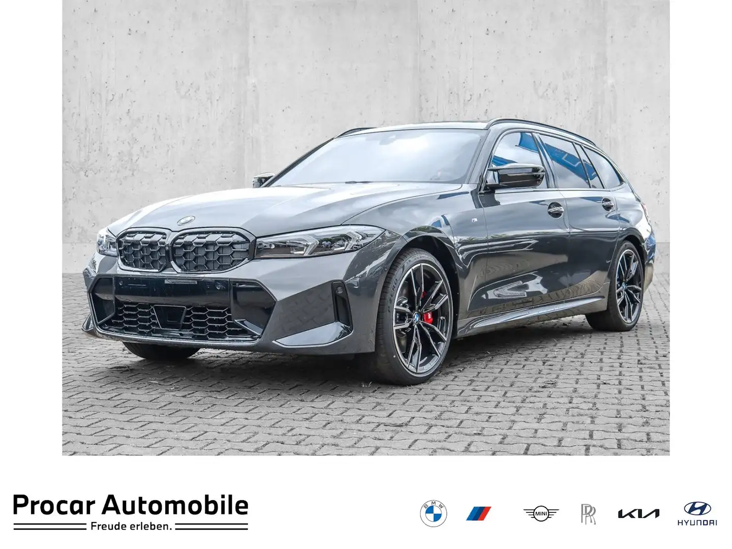 BMW 340 M340d xDrive 19'' Pano AHK HUD 360° DA ACC H/K Gris - 1