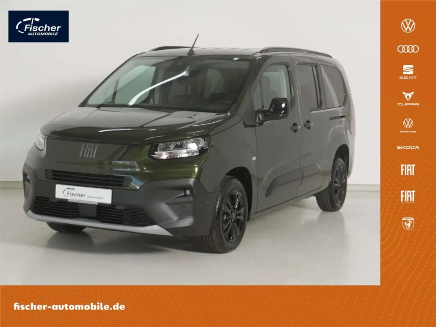 Fiat Doblo Cargo 1.5 BlueHDI L2H1 Kombi 7-Sitzer Grün - 1