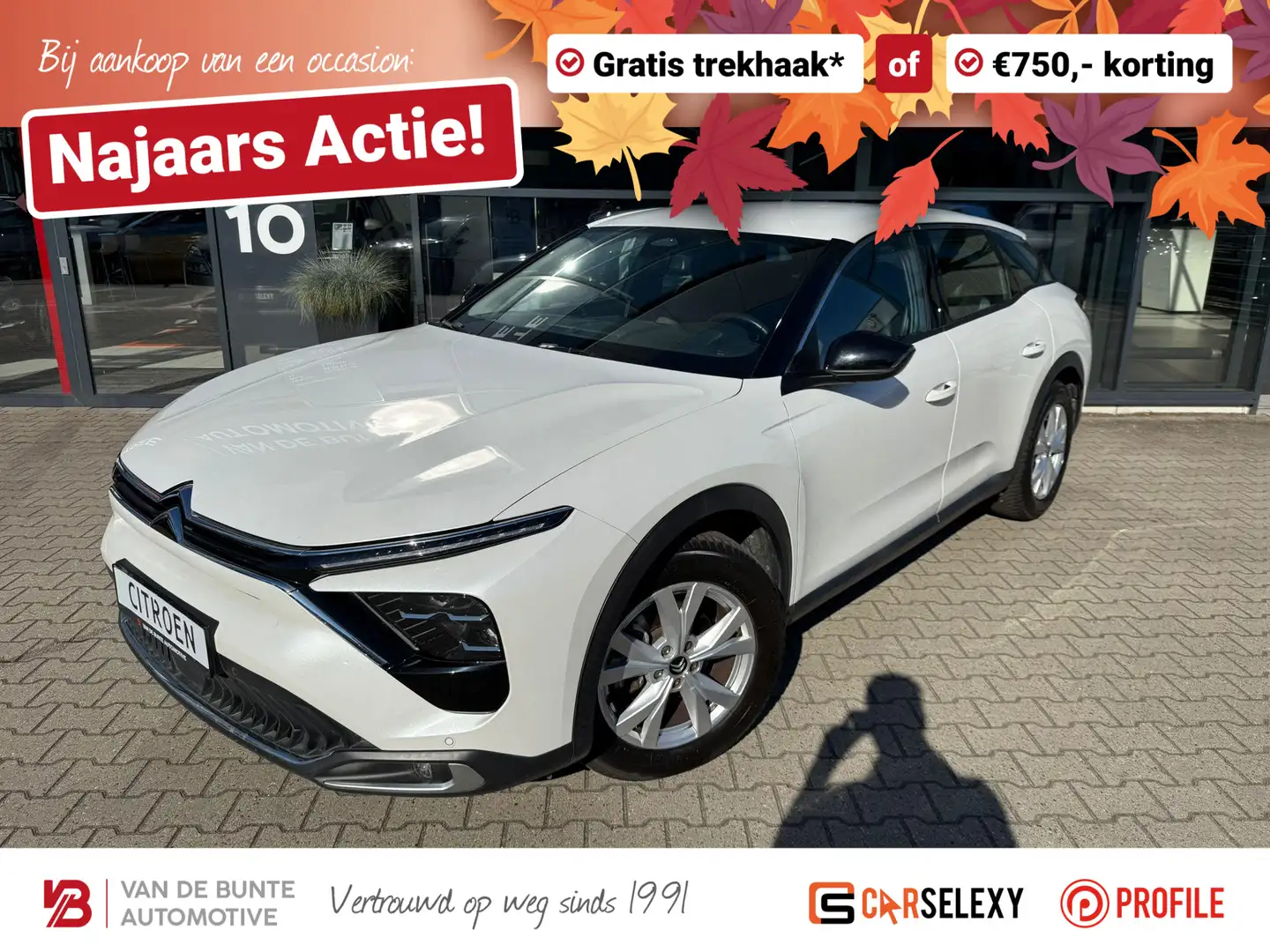 Citroen C5 X 1.2 PureTech Business *All Season Banden* Wit - 1