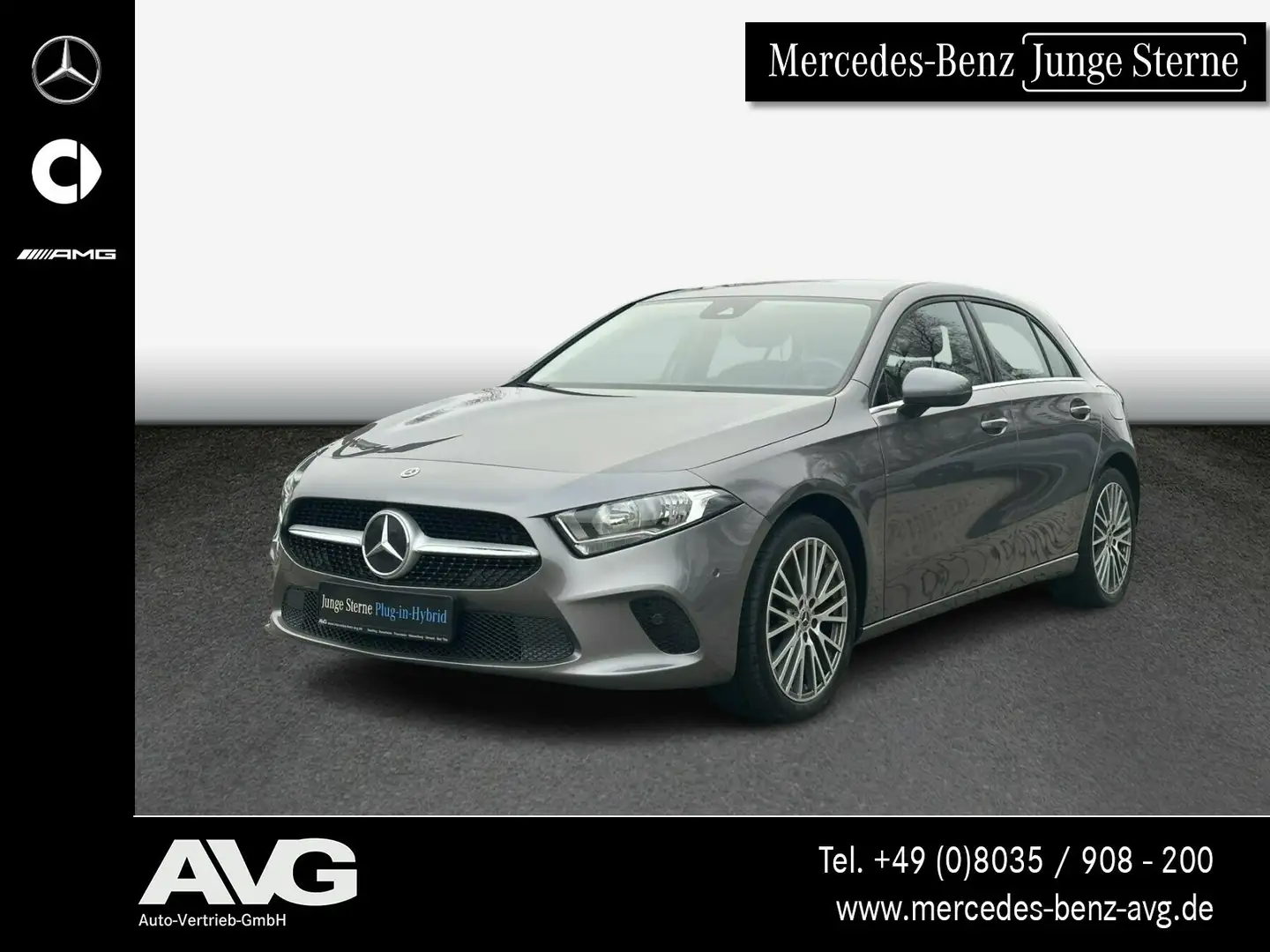 Mercedes-Benz A 250 A 250 e Style MBUX Navi Klima Tempomat RDK Autom. Grau - 1
