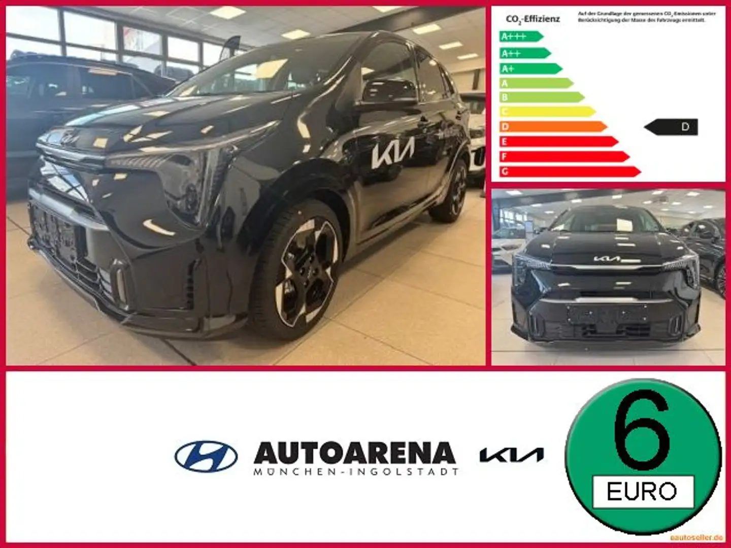 Kia Picanto 1.2Spirit RÜCKFAHRKAMERA+LENKRADHEIZUNG Noir - 1