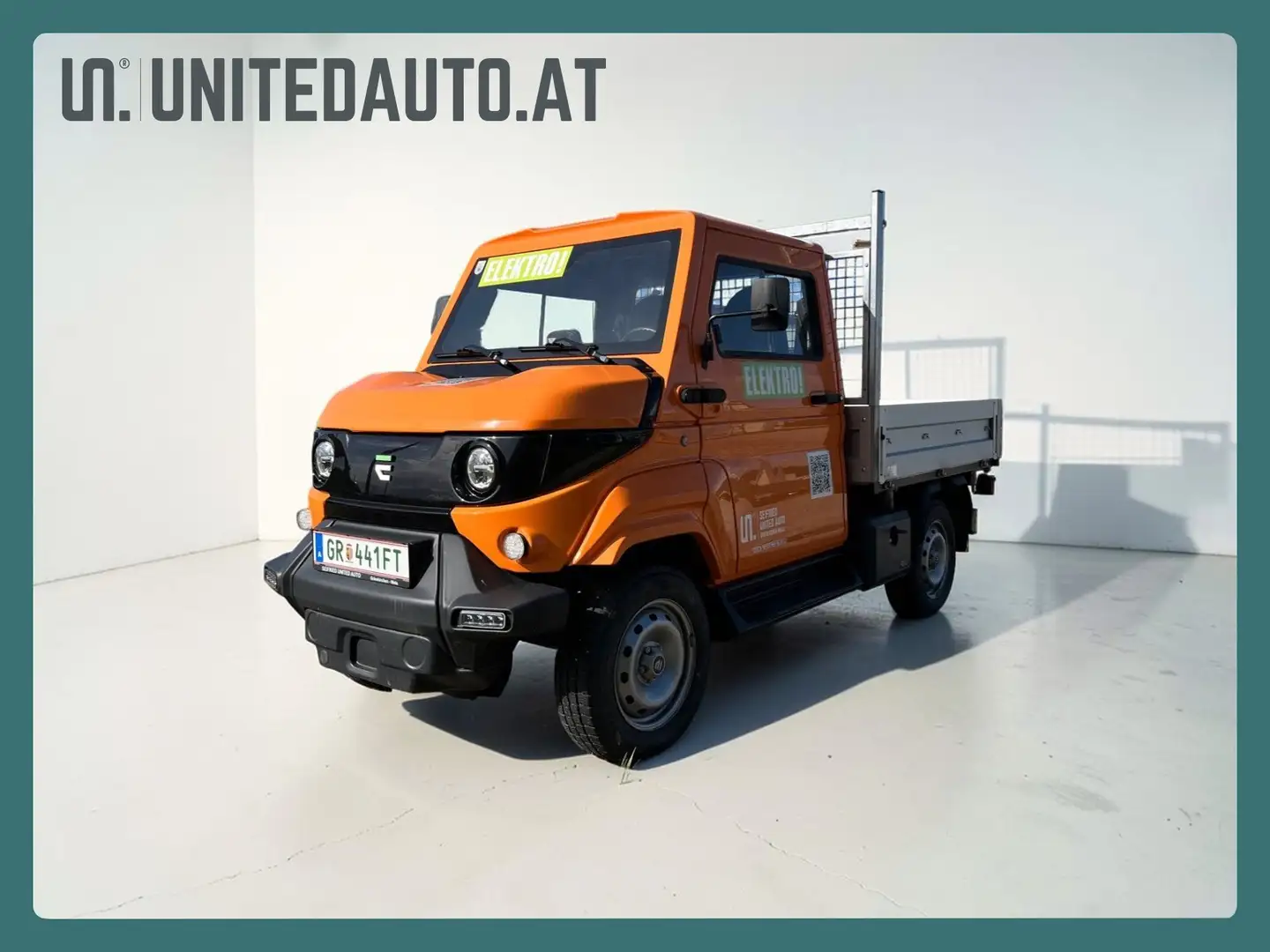 Evum aCar Pritsche Allrad mit Aufprallgitter Orange - 1