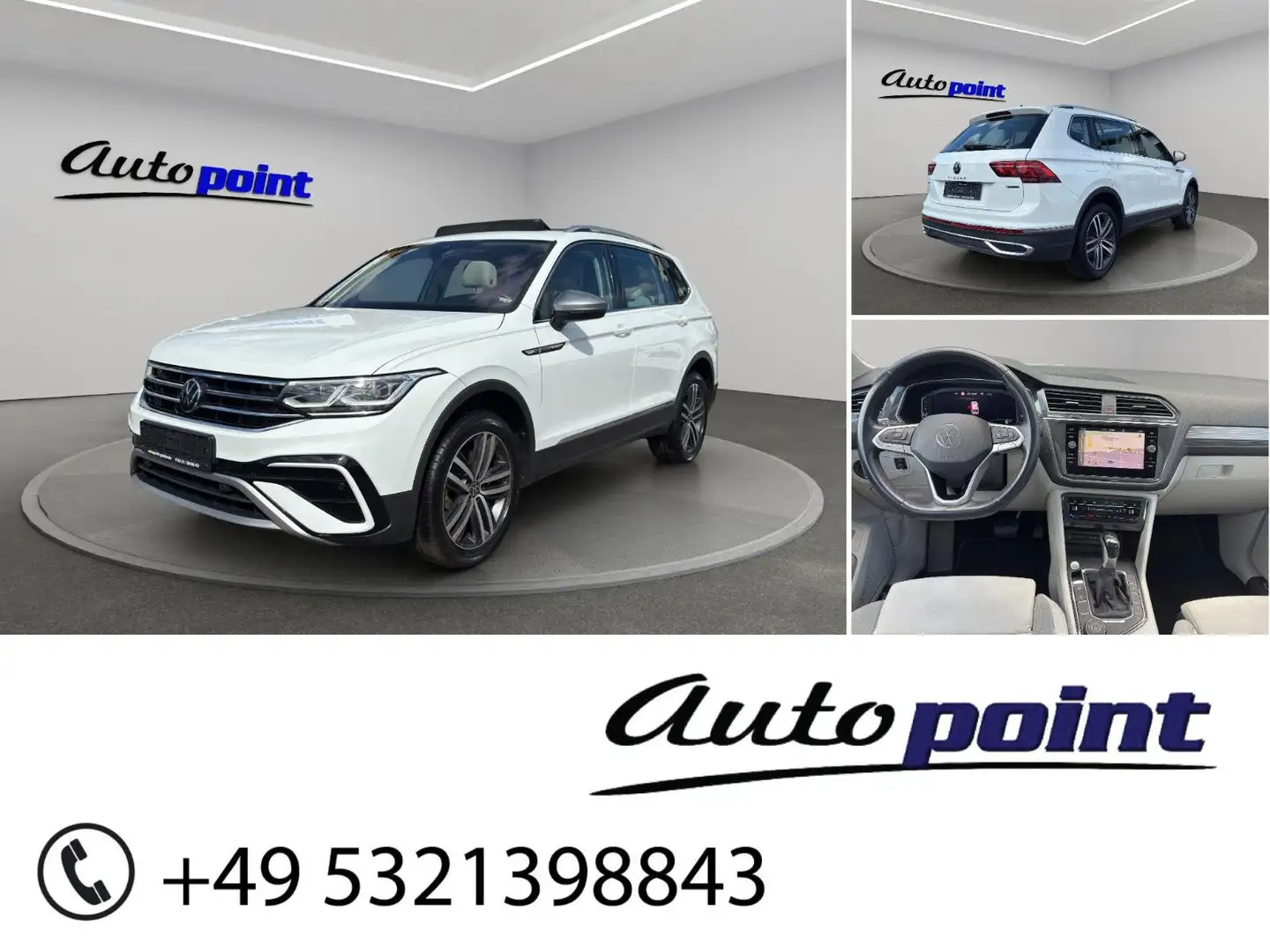 Volkswagen Tiguan Allspace 2.0 TDI Elegance PANO VIRTUAL 4M Blanc - 1