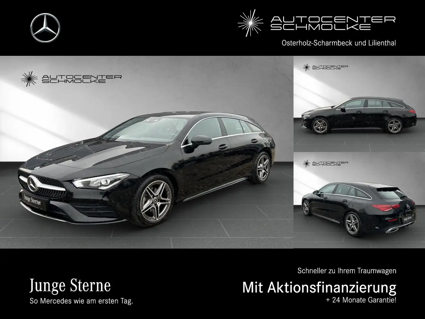 Mercedes-Benz CLA 200 CLA 200 SB AMG-LINE*LED HIGH*EASY-PACK*MBUX-H.* Negro - 1
