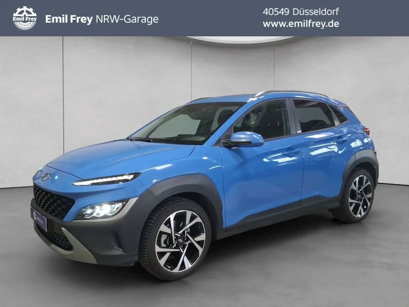 Hyundai KONA KONA 1.0 T-GDI Intro KAMERA+NAVI+LHZ+SHZ Blau - 1