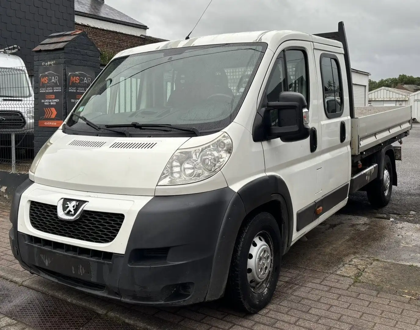 Peugeot Boxer BENNE 3.0 DOUBLE CABINE 6 PL. 146.500 KM GARANTIE Blanco - 1