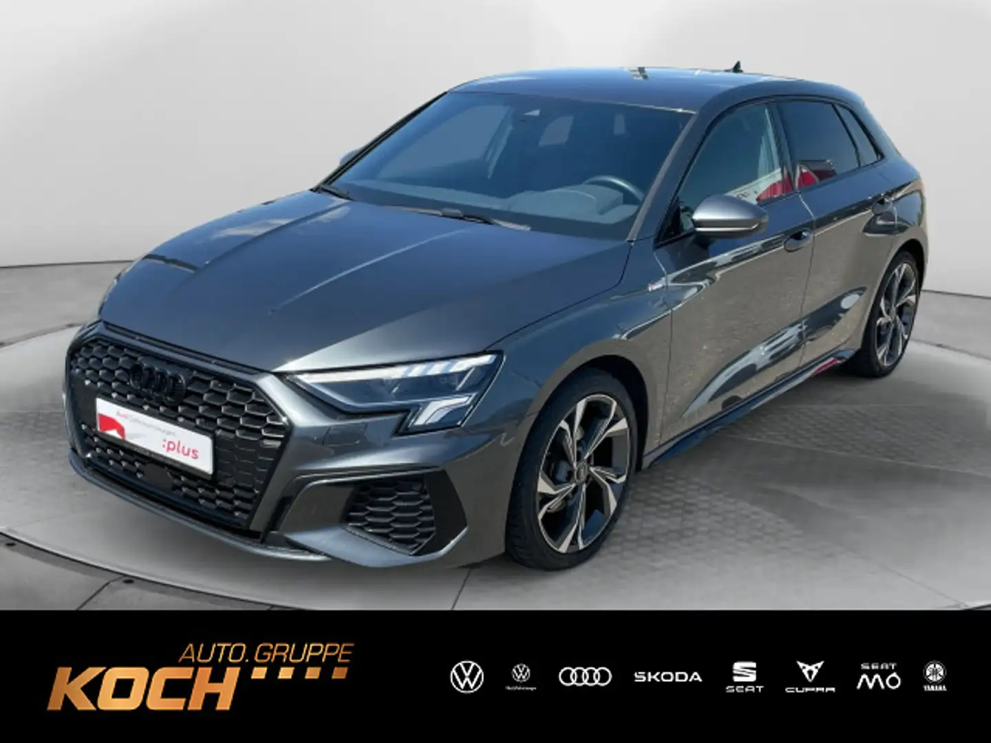 Audi A3 30 TFSI S-Tronic S-Line 2x, LED, AC Gris - 1