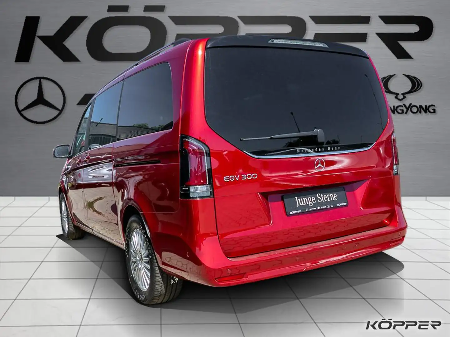 Mercedes-Benz EQV 300 L 6-S neues Modell Distronic Red-Edition Rojo - 2