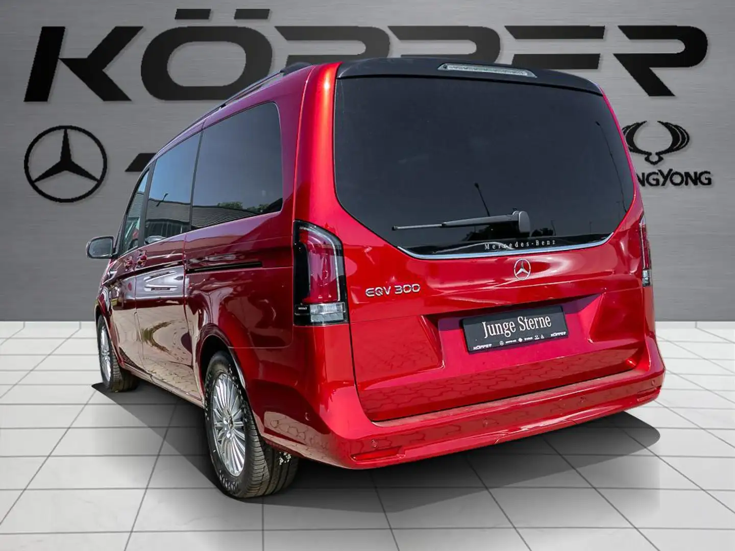 Mercedes-Benz EQV 300 L 6-S neues Modell Distronic Red-Edition Красный - 2