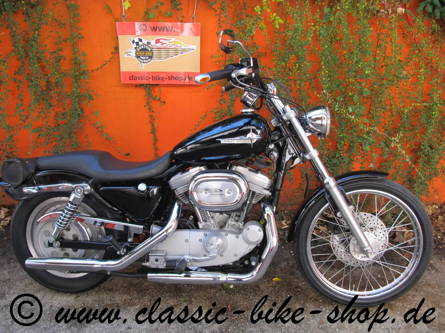 Harley-Davidson Sportster 883 Xl 883 mit großen Tank  Top Zustand Schwarz - 1