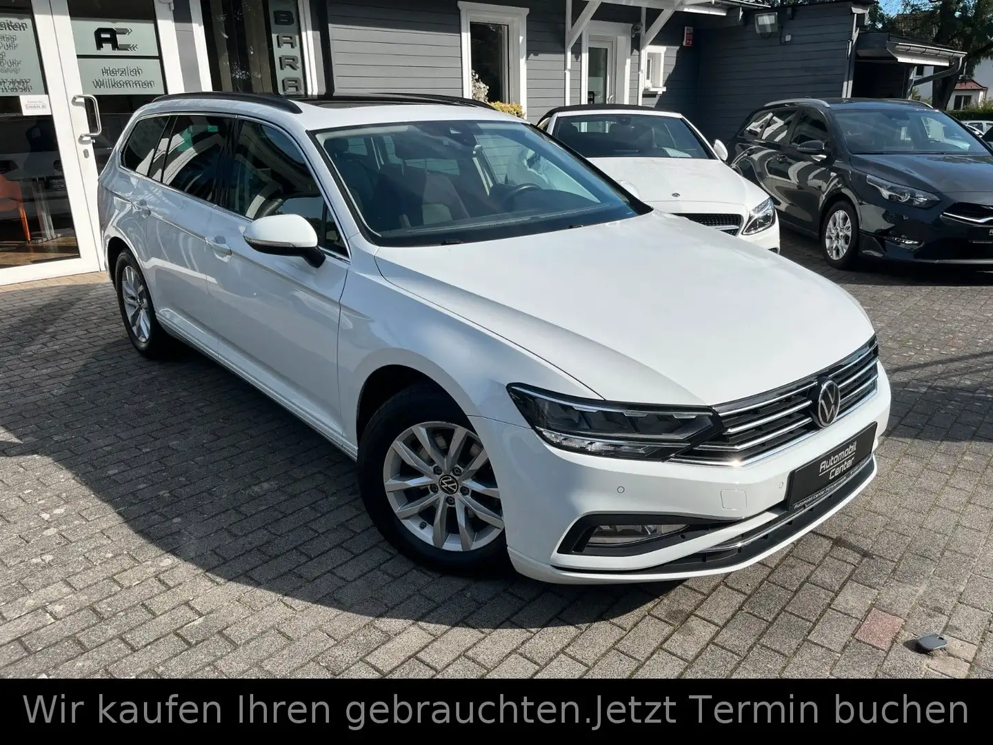 Volkswagen Passat Variant Business+StHzg+ACC+Pano+Massage Weiß - 1