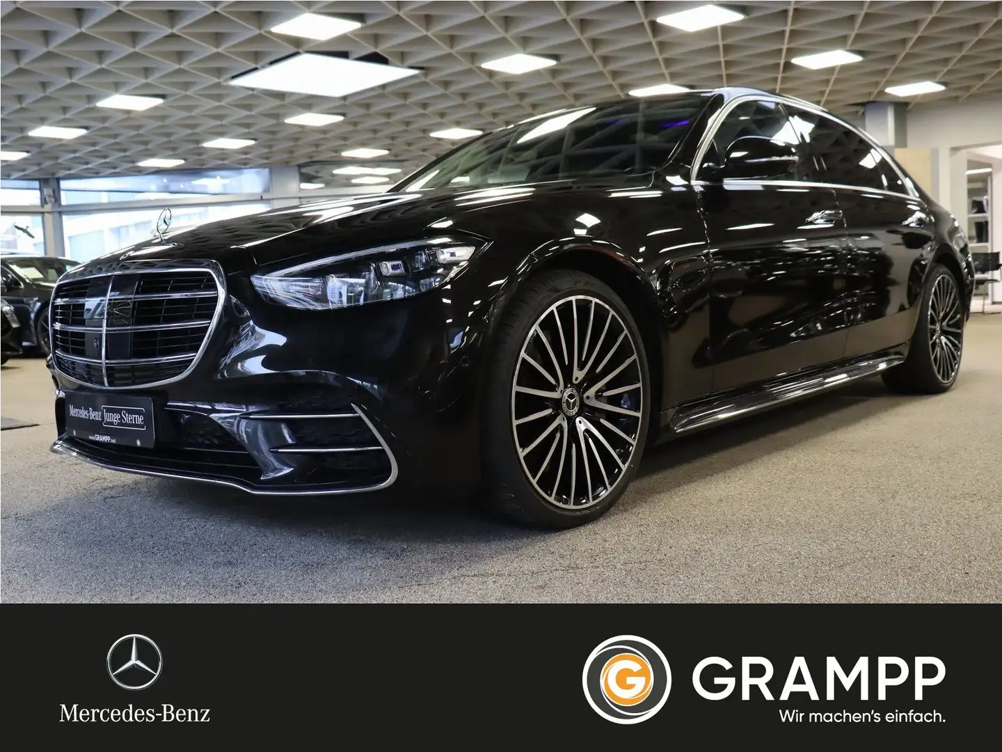 Mercedes-Benz S 400 d 4M L AMG Exclusiv/Chaffeur/3D/4D/Massage Negro - 1