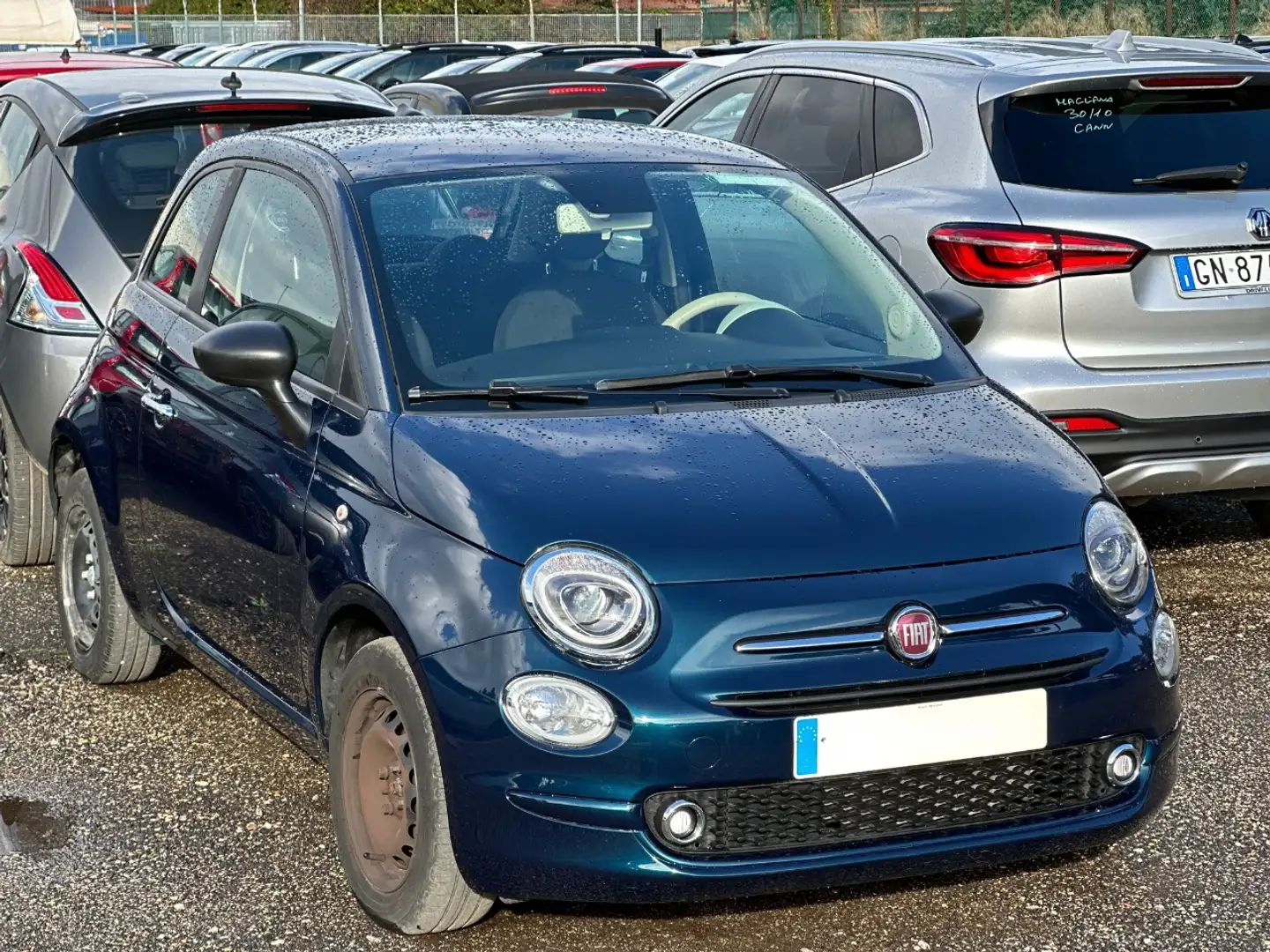 Fiat 500 1.0 FireFly Hybrid Bleu - 1
